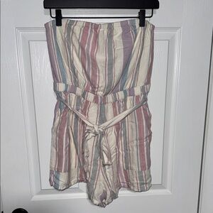 American Eagle Outfitters Multicolor Striped Romper